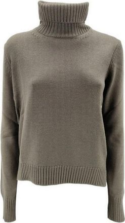 La Fileria Turtleneck Trui - Dames - Coltruien - Groen - L - Wol - Truien & Vesten