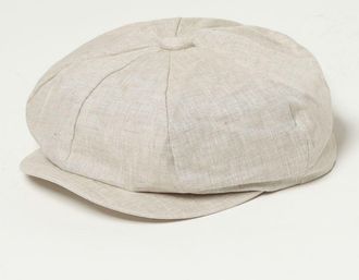 HUGO BOSS Cappello Becker-Boy Beckham x Boss in lino