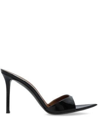 Giuseppe Zanotti Black Open Toe Heels