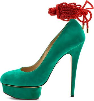 Charlotte Olympia Pumps Dolly Pre-owned 155mm - Verde