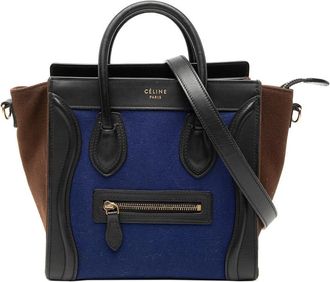 Celine Pre-owned Celine Nano Tricolor Felt Luggage Tote Ladies 8OPHRAC4LSYO9KM0