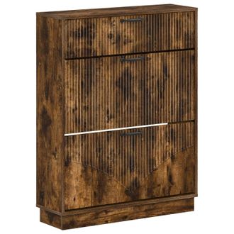 vidaXL Armario Zapatero Hoorn 78 X 24 X 100 Cm Madera De Ingenier&iacute;a Vidaxl