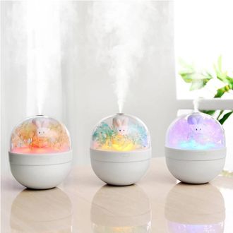 Trade Shop Trade Shop - Sweet Rabbit Diffusore Umidificatore Aria A Ultrasuoni Aroma Usb Con Lampada Rgb
