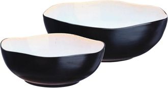 Bj&ouml;rn Borg Ensaladera IRIS &Oslash;24cm et &Oslash;28,5cm - 2 Piezas - Blanco marfil