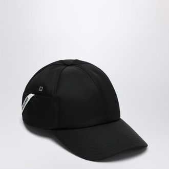 Jacquemus Black Ovalie baseball cap