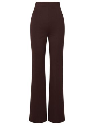 Sportmax Brown Polyamide Trousers