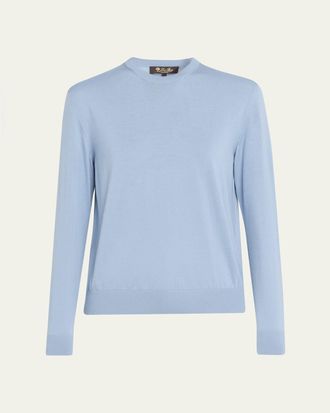 Loro Piana Iconic Royal Wool-Silk Sweater