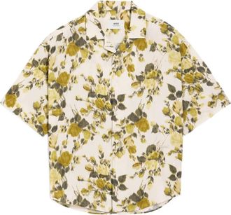 Ami Camicia a fiori Ami a maniche corte - Toni neutri