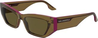 Karl Lagerfeld KL6160S N 210 Womens Sunglasses Brown Size 54