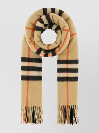 Burberry cashmere check scarf