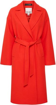 Ichi Ihjannet JA8 Coat - - Coats - Donna - Rosso - 2XL