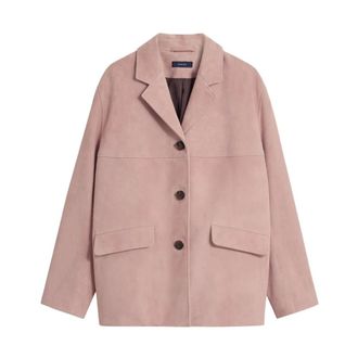 SOEUR Soeur, Jassen, Dames, Roze, 2Xs, Leer, Lorenzo Leren Jas