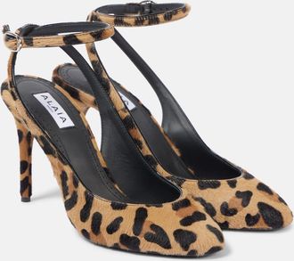 Alaia Alaïa Pumps slingback Decollete 90 in cavallino
