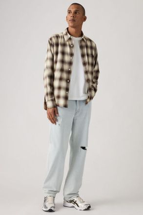 Levi's 565 Loose Straight Jeans - Uomo - 28X32 - Blu / Hint Of Indigo Destructed