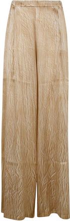 Avant Toi Womens Silk Flared Leg Trousers