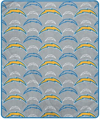 Pegasus Sports Los Angeles Chargers Nfl Team Signature Logo Fleece Throw