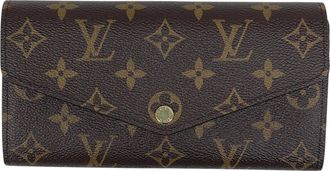 Louis Vuitton Brown Monogram Monogram Long Wallet (Bi-Fold) (Pre-Owned)