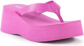 Seychelles Skyscraper Platform Flip Flop in Fuchsia at Nordstrom Rack, Size 7.5