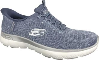 Skechers Arch Fit Summits - Soft Shimmer - Dames - Sneakers - Blauw - 39 EU - Schoenen