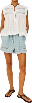 Rails Womens Willow Sleeveless Top In White