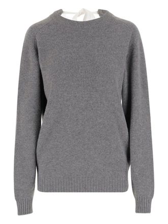 Carven Knit Top Tie Back Jumper