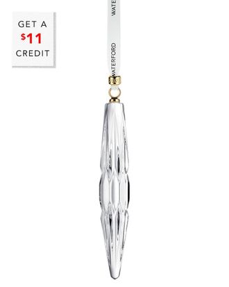 Waterford Annual Icicle Ornament 2025 With $11 Credit