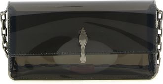 Christian Louboutin Black Pvc Clutch Womens Bag