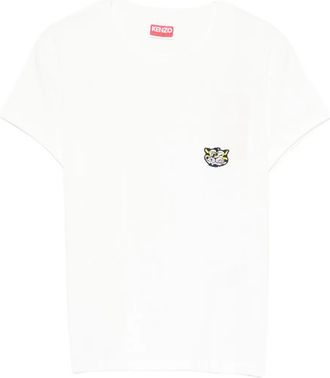 Kenzo T-shirt Wild Tiger - Bianco