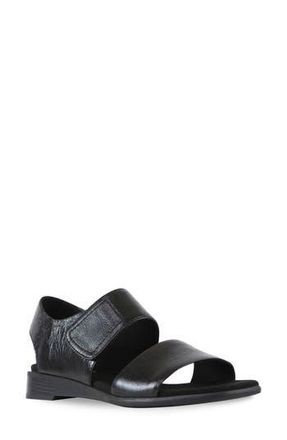 Munro Nissa Ankle Strap Sandal in Black Calf Leather at Nordstrom Rack, Size 7