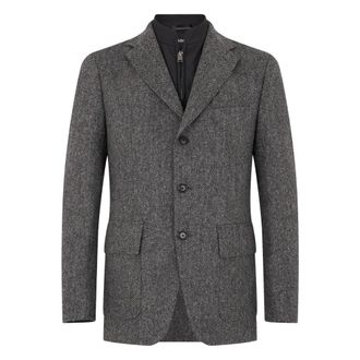 HUGO BOSS Blazer de Doble Capa - Jackets - Hombre - Gris - L
