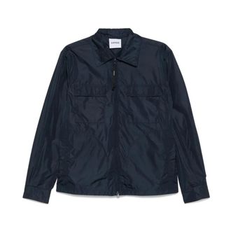 Aspesi Lichtgewicht Overhemdjas - Heren - Zomerjassen - Blauw - XL - Jassen