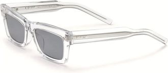 Valentino V - SHARP Smoke Rectangular Unisex Sunglasses VLS-134 C 53