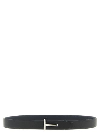 Tom Ford Mens Multicolor Calfskin Regular Belt