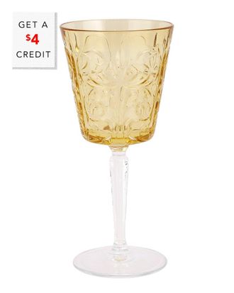Vietri Vietri Barocco Wine Glass With $2 Credit