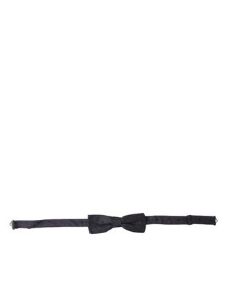 Dolce & Gabbana Gestippelde Vlinderdas Verstelbare Gesp