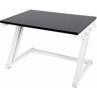 OEM Soporte Microondas - Estante De Encimera 2 Niveles - Madera Y Acero Al Carbono - 57 X 38 X 38 Cm - Marr&oacute;n - 1 Unidad