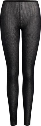 Dondup Ondergoed, Dames, Zwart, S, Lurex Knit Leggings