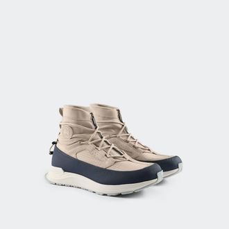 Canada Goose Chaussure de sport haute Glacier Trail DyneemaMD pour homme (Hommes, Tan/Atlantic Navy, US 10.5)
