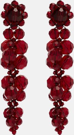 Simone Rocha Orecchini pendenti Drip con cristalli