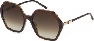 Escada Womens SESD47 57 5709YV Sunglasses - Brown - One Size