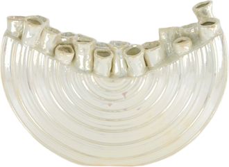 Schubiger M&ouml;bel Vase Keramik, Silber