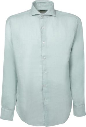 Dell'Oglio Hombre, Camisas, Verde, Talla: S