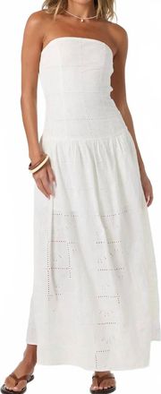 O'Neill Maisie Maxi Dress In White