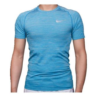 Nike DF Knit Tee Blue AA3006-033