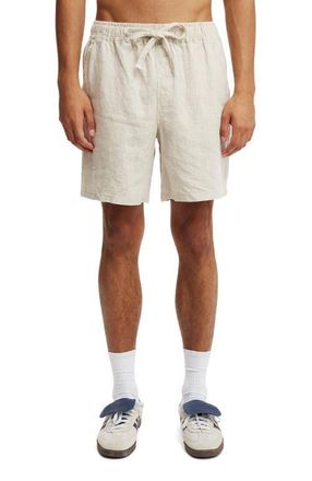 Cotton On Mens Linen Easy Short in Oatmeal at Nordstrom, Size X-Large
