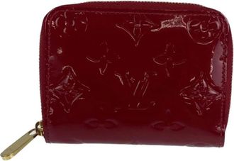 Louis Vuitton Pre-owned Wallets, female, Red, Size: ONE SIZE Pre-owned Compact Zip Around Wallet for Daily Use