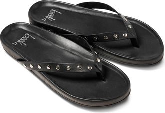 beek Tringa Flip Flop in Black Silver at Nordstrom, Size 10