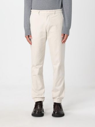 Fay Pantalone Capri in cotone tinto capo