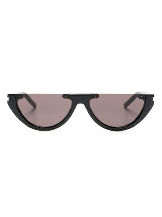 Saint Laurent Eyewear Occhiali da sole Half Moon con lenti colorate - Nero