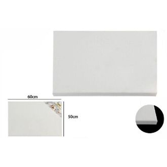 Trade Shop Trade Shop - Tela Telaio Pittura Bianco 60x50x1.6 Cm Rettangolare Universale Artisti 53993a